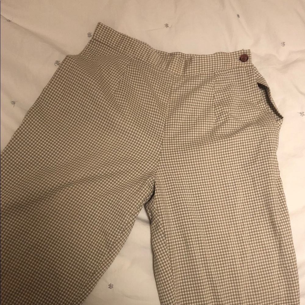 ⚡️✨👖VINTAGE HIGH-WAISTED TARTAN TROUSERS 👖✨⚡️